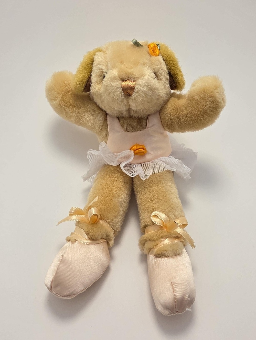 Vintage Chosun Ballerina Dog Plush ! Vintage Collectible (6 inch)